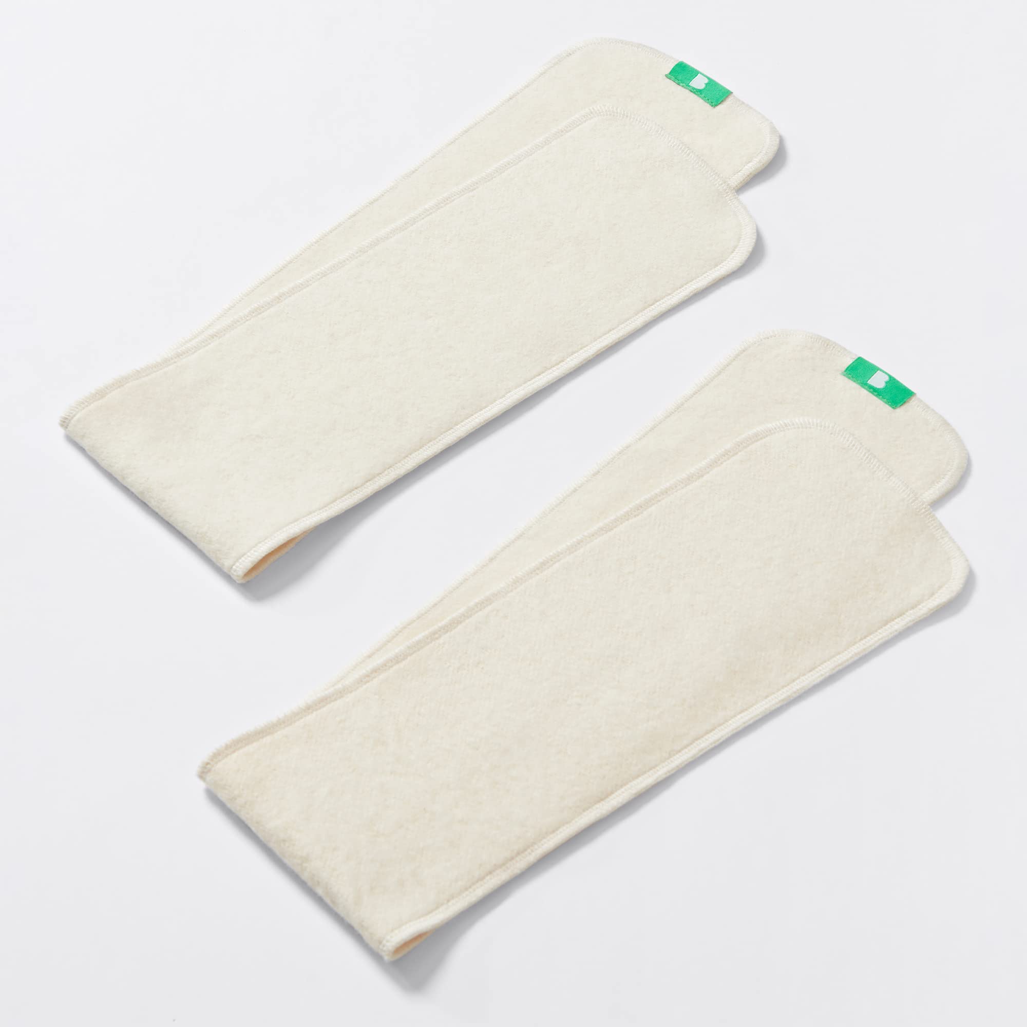 Bambino Mio, Revolutionary Reusable Nappy Booster - Flexi Boost - Pack of 2 Soft Nappy Inserts for Extra Absorbency, One Size