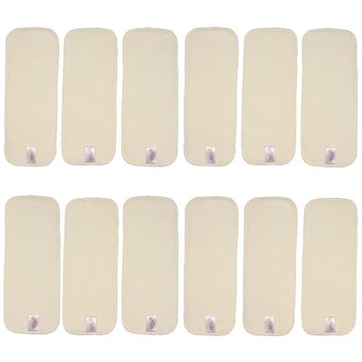 Littles and Bloomz bamboo reusable nappy booster inserts