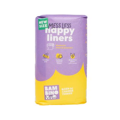 Bambino Mio biodegradable nappy liners, pack of 100